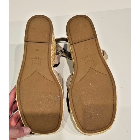 NEW Marc Fisher LTD Suede Espadrille Wedges Nelly SIZE 11 - Picture 2 of 6